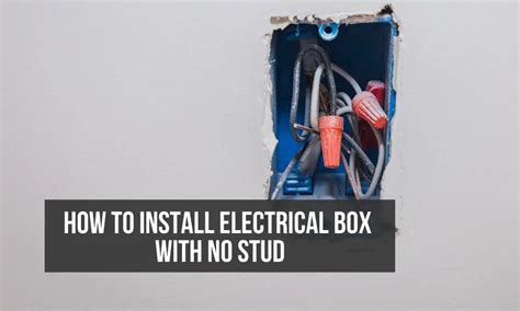 no stud electrical box home depot|drywall mounted electrical box wings.